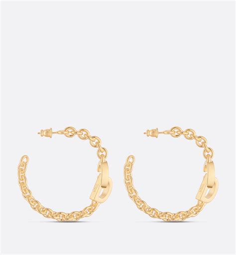 dior cd lock earrings